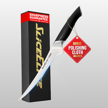 SE Series 7-Inch Fillet Knife – Razor-Sharp VG10 Steel Blade, Ergonomic Pakkawood Handle | Precision Trimming & Boning Knife for Meat | Fish Fillet & Petrified Fish Knives