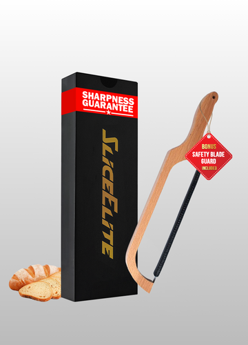 Wooden Bread Bow Knife | Bread Slicer for Homemade Bread | Sourdough Bread knife with Bow Design, Stainless Steel Serrated bread Saw, Bread cutter bread slicer for homemade bread Uniform Cuts