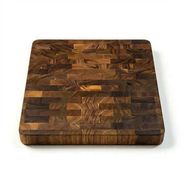 Animas Forge End Grain Acacia Wood Cutting Board 20 x 14 Inch Large Butcher Block 1.25 Inch Thick Heavy Duty Kitchen Prep Board for Chopping Meat Vegetables Carving Serving Countertop Use BBQ Slicing