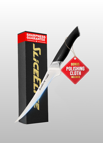 SE Series 7-Inch Fillet Knife – Razor-Sharp VG10 Steel Blade, Ergonomic Pakkawood Handle | Precision Trimming & Boning Knife for Meat | Fish Fillet & Petrified Fish Knives