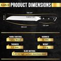 8-Inch Premium Bread Knife Dimension charts