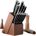 Close up View of Slice Elite 12-Piece Knife Set In A Knife Blocks