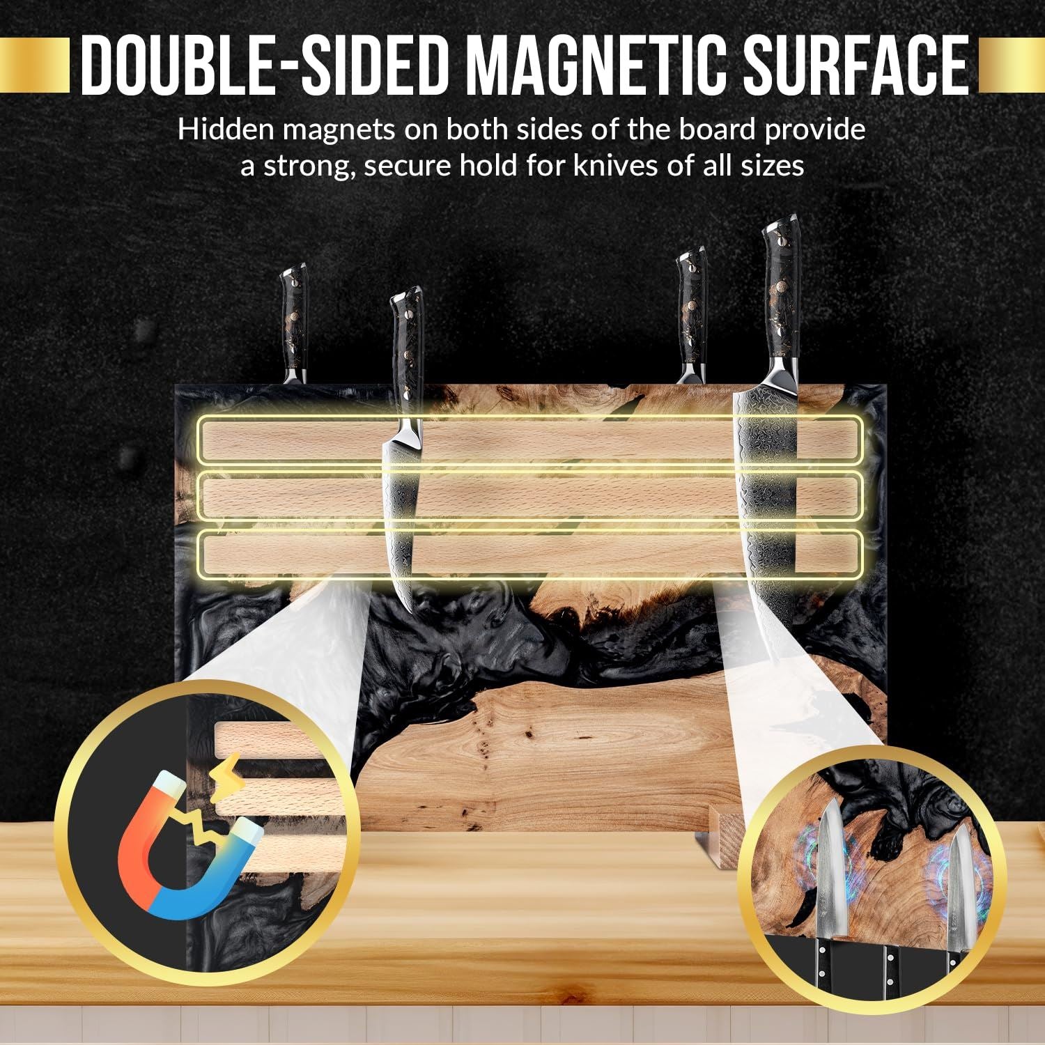 Double-Sided magnetic surface