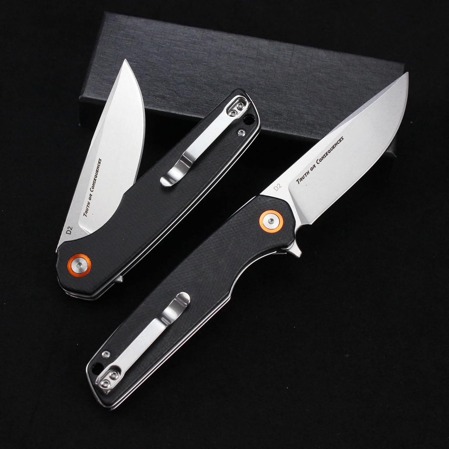 EDC knife with durable D2 steel blade perfect for outdoor and daily use