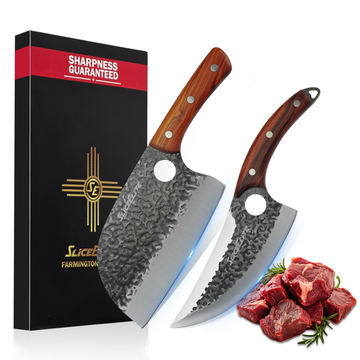 Heritage Forge Series 2 Piece Butcher Knife Set