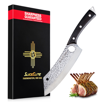 Scimitar Slicing Knife Brisket Carving Meat Cutting Ebony Handle Butcher