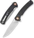 Lightweight EDC knife with 3.5 inch D2 steel drop point blade