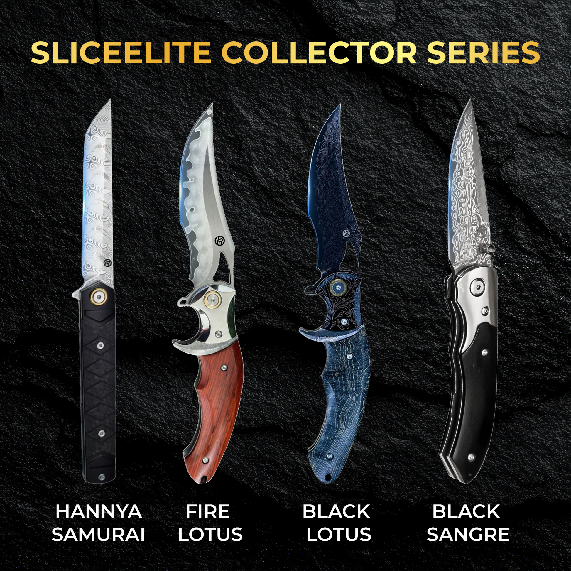 Hannya Samurai Folding Knife 3.74