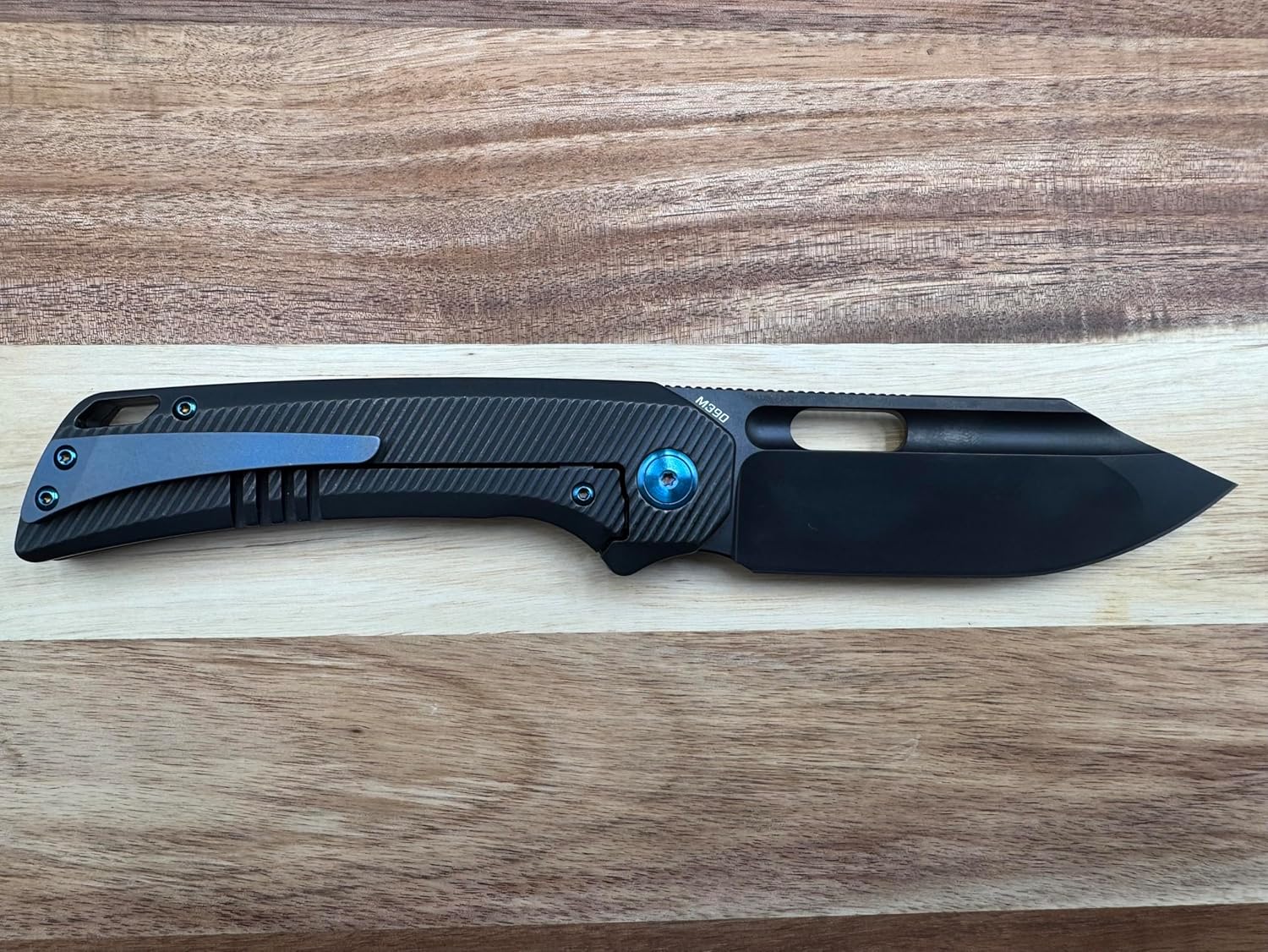 Mas Chingon EDC Knife Clip Point Matte Black