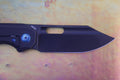 Mas Chingon EDC Knife Clip Point Matte Black precisely sharpened.