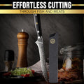 SliceElite 5.5-Inch Damascus Fillet Knife  With Sheath