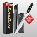 SliceElite 8-Inch Carving Knife with Double Sheath and Gift Box