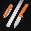SliceElite D2 Steel G10 Orange Color Handle Knife