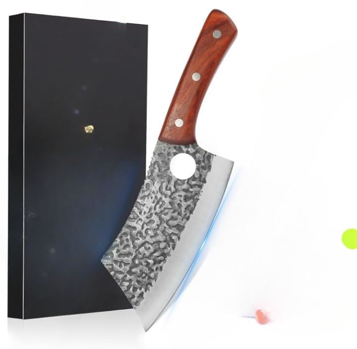 SliceElite Hand-Forged Butcher Cleaver Knife