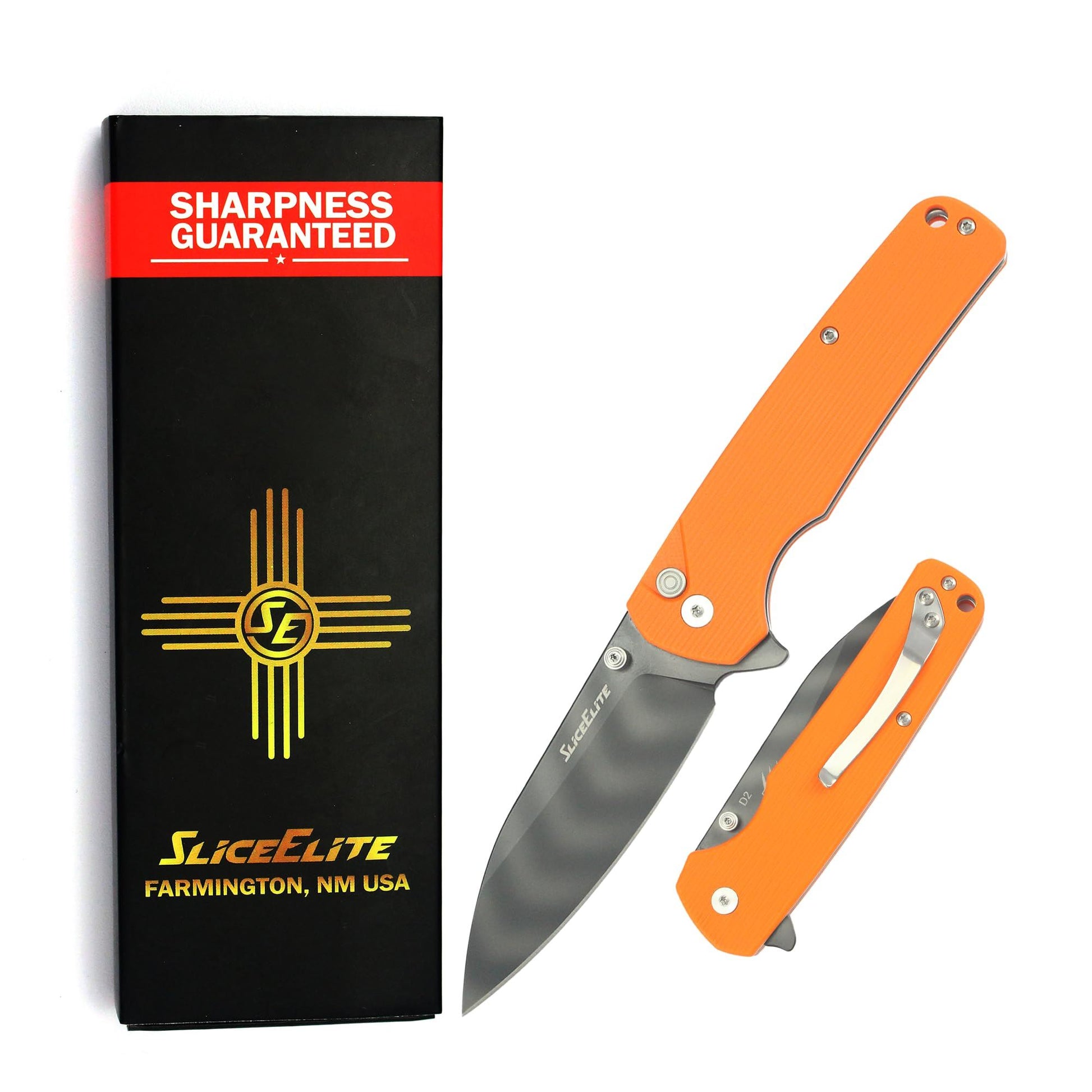 SliceElite Tiger Claw Pocket Knife D2 Steel