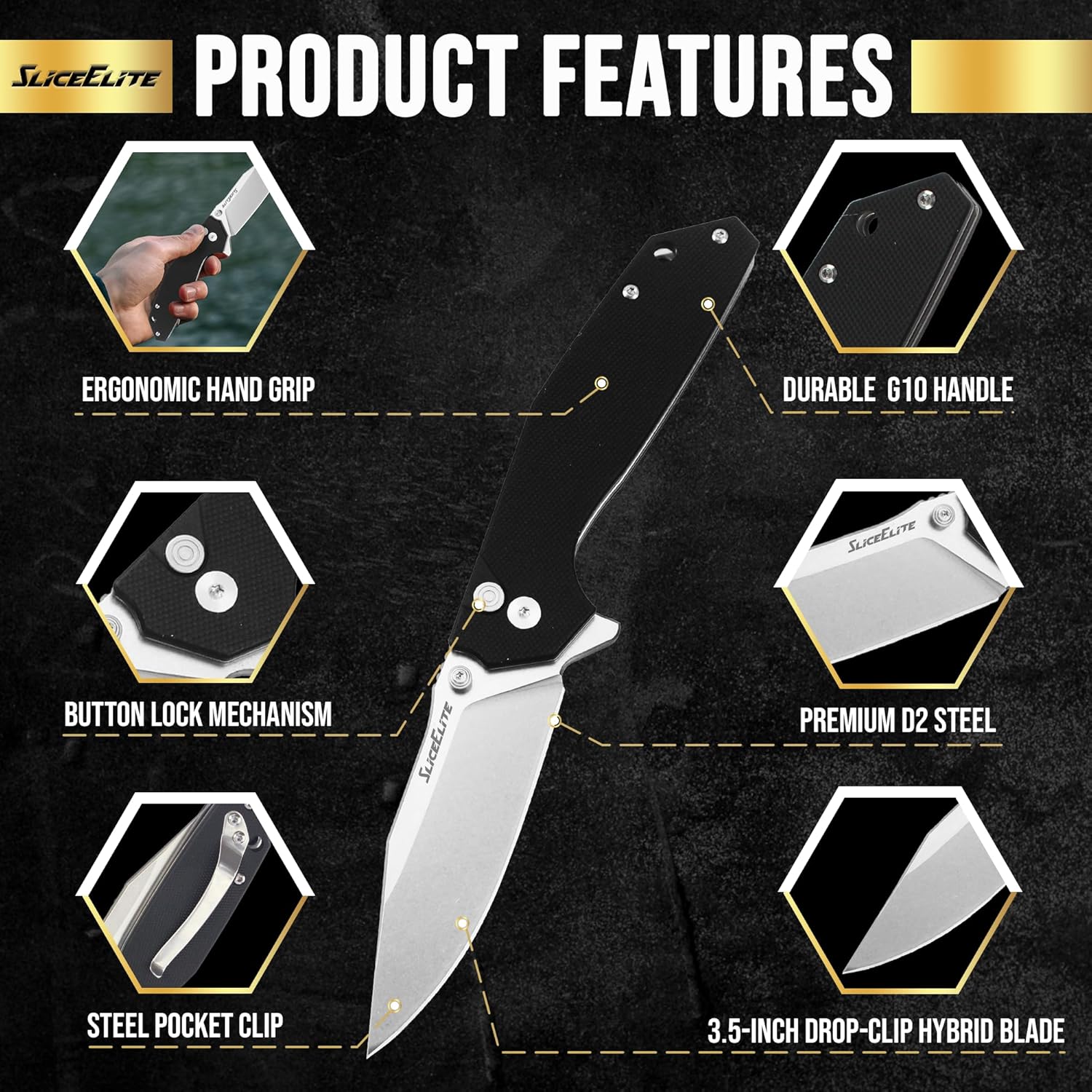 Slice Elite El Capitan Folding Knife | Product Feature