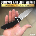 Slice Elite El Capitan folding knife light weight and compact
