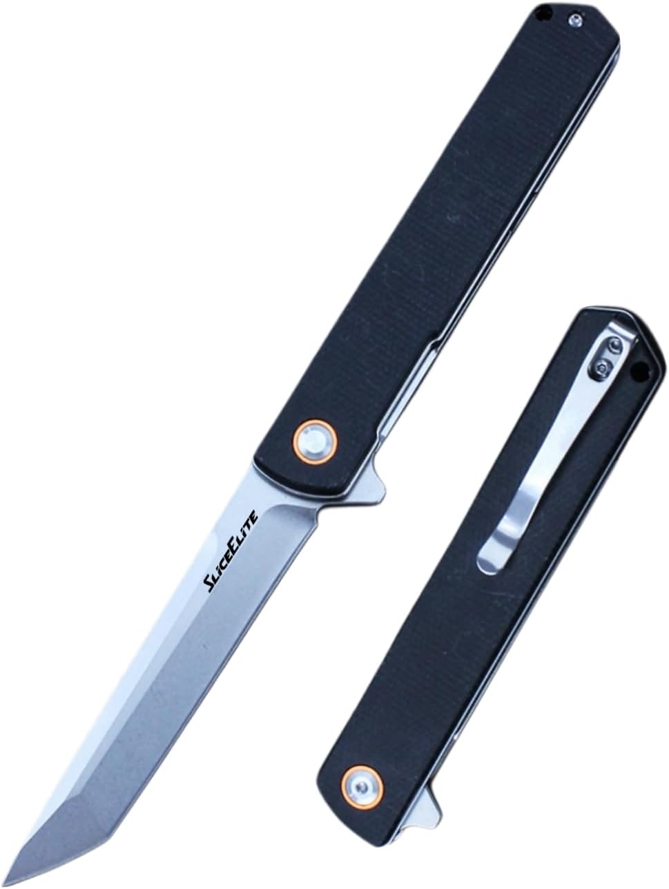 Slice Elite Kemo Sabe Folding Knife Open and Closed Image