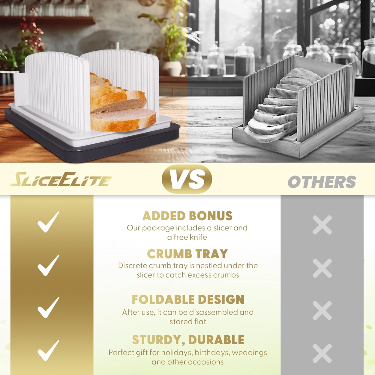 Slice Elite Multifunctional Slicer v/s Others