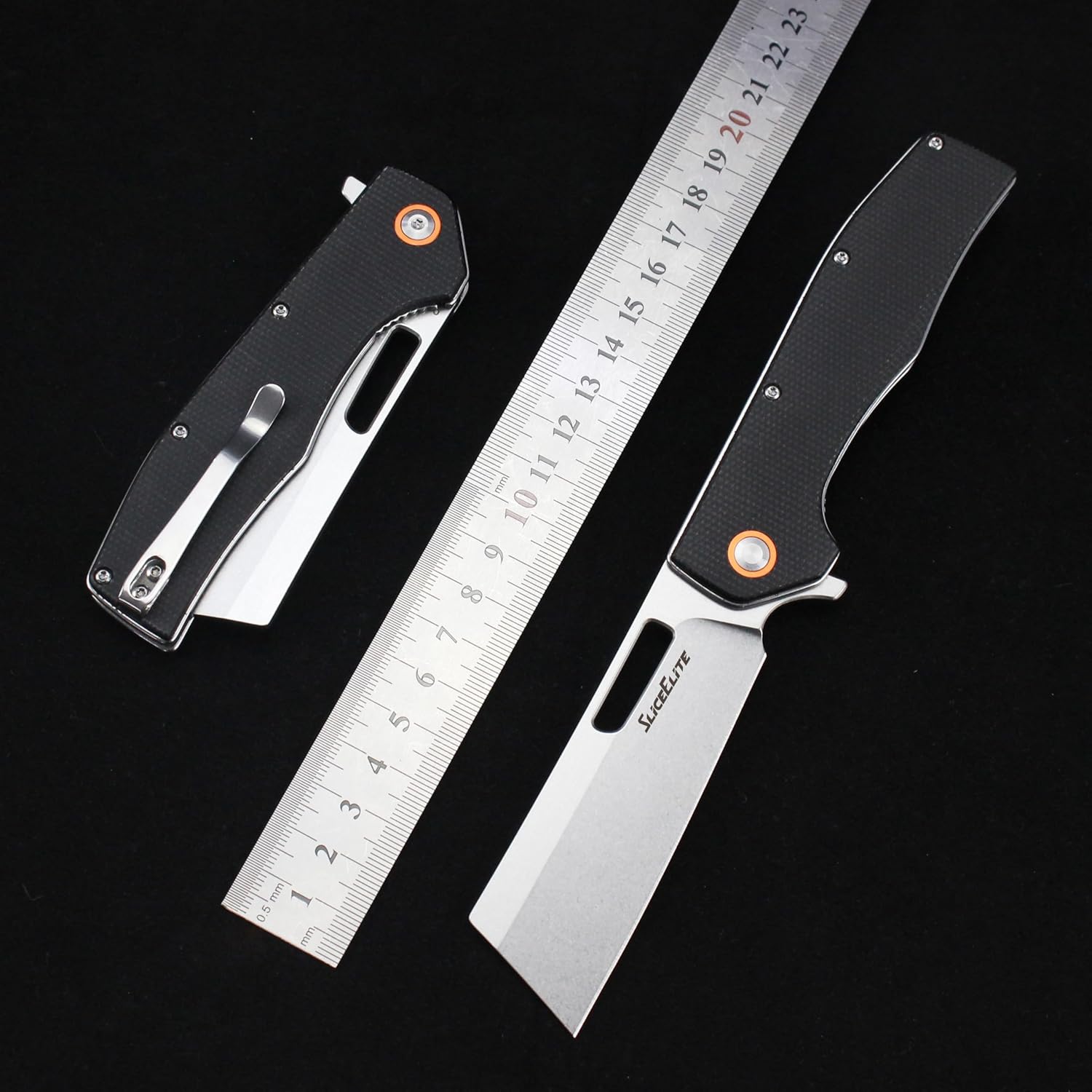 Slice Elite cleaver knife designed for outdoor and EDC use