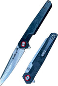 Slice Elite folding knife Carbon de Noche