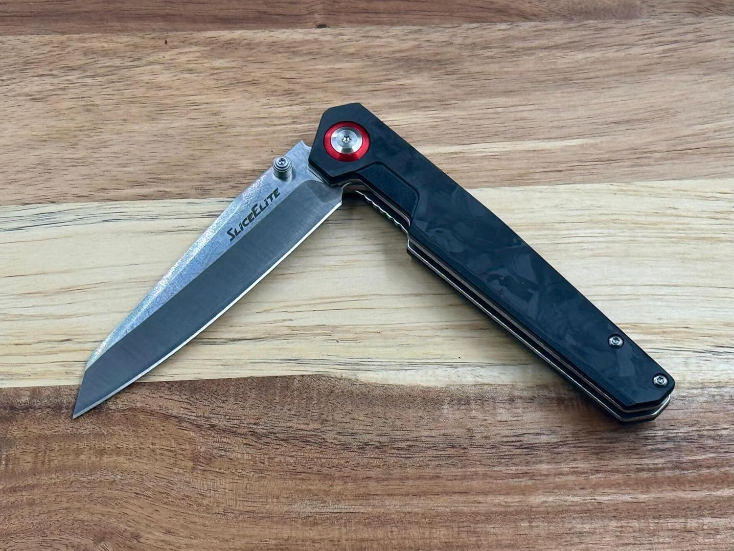 Slice Elite slim folding Knife Carbon de Noche 