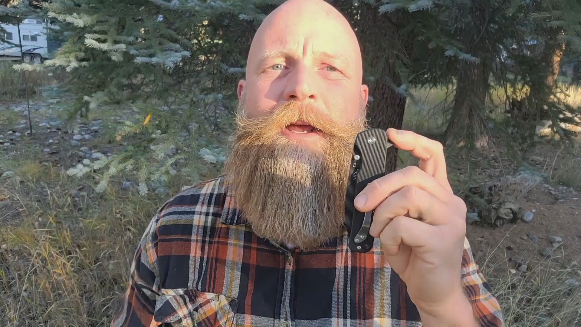 A video introducing the Slice Elite Tiger Shadow knife, showcasing its design, features, and everyday carry benefits for outdoor and daily use