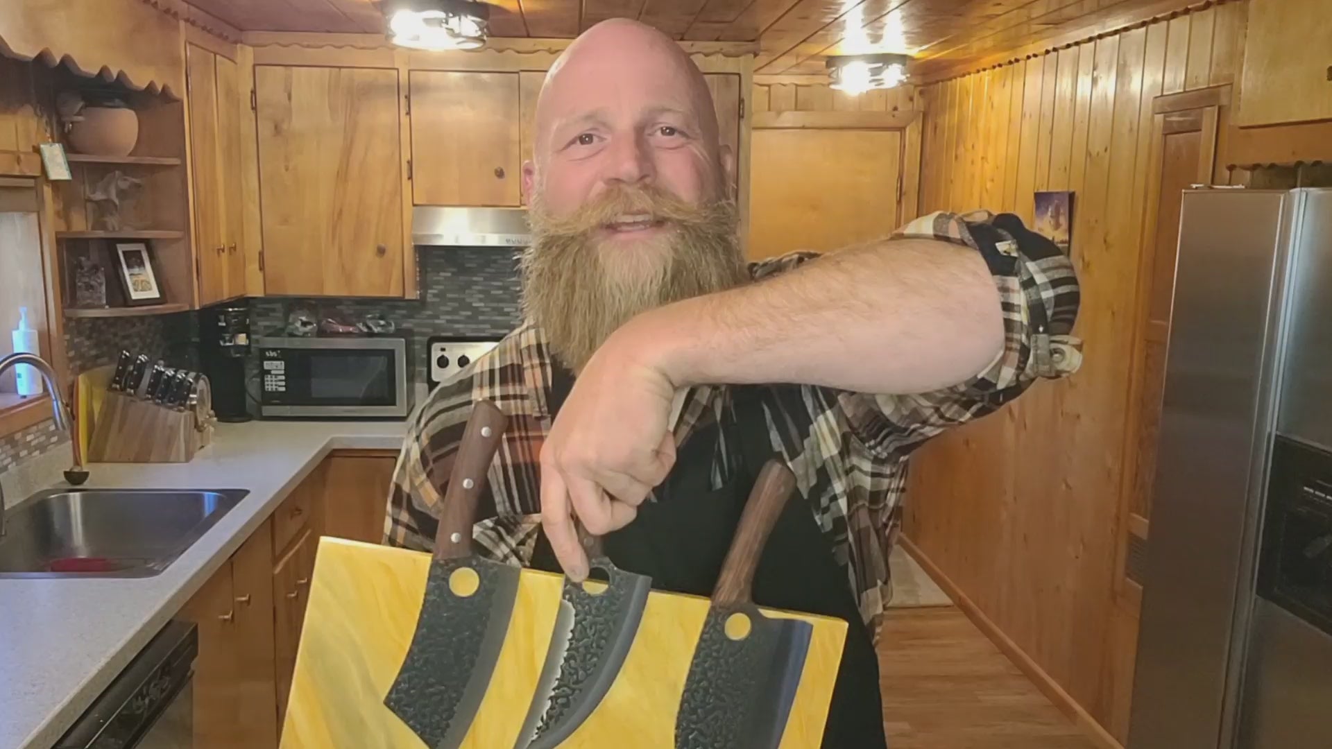 Animas Forge Dynamite Cleaver—Hand-Forged High Carbon Steel Butcher Knife set introduction video