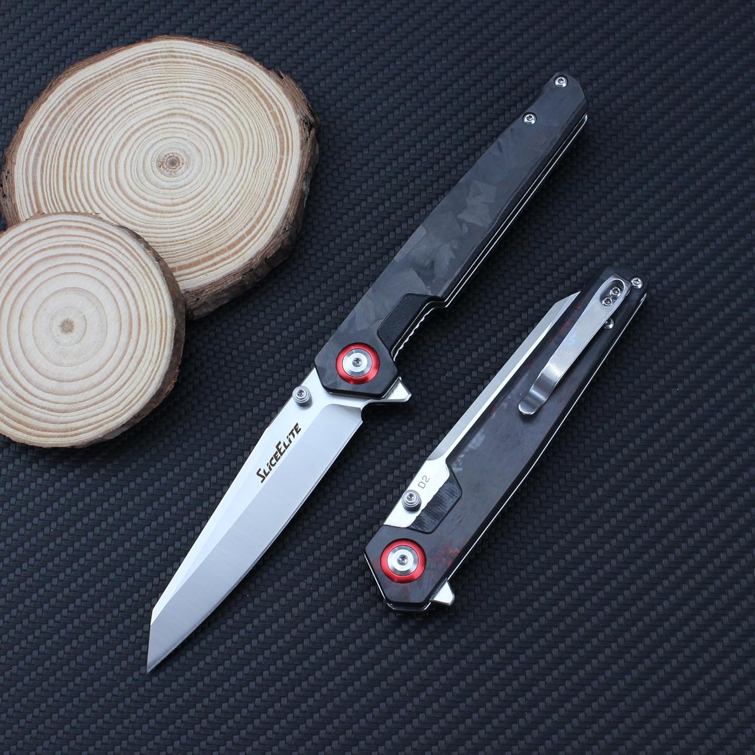 slice elite liner lock folding knife