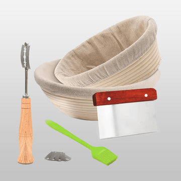 sliceelite banneton proofing basket set baking tools for artisan bread making